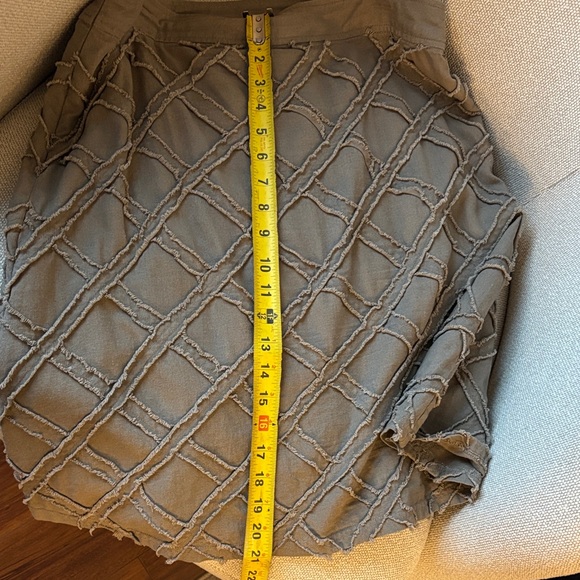 Brown Textured Women's Skirt - Picture 3 of 4